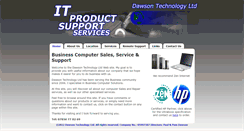 Desktop Screenshot of dawsontechnology.com