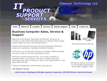 Tablet Screenshot of dawsontechnology.com